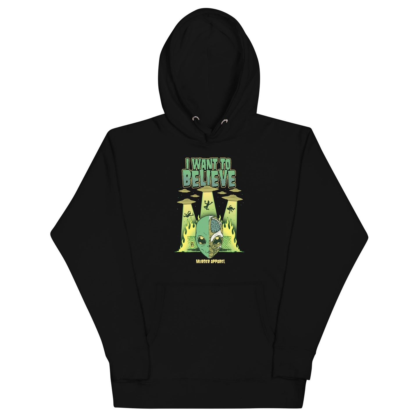 I Want To Believe Alien Hoodie