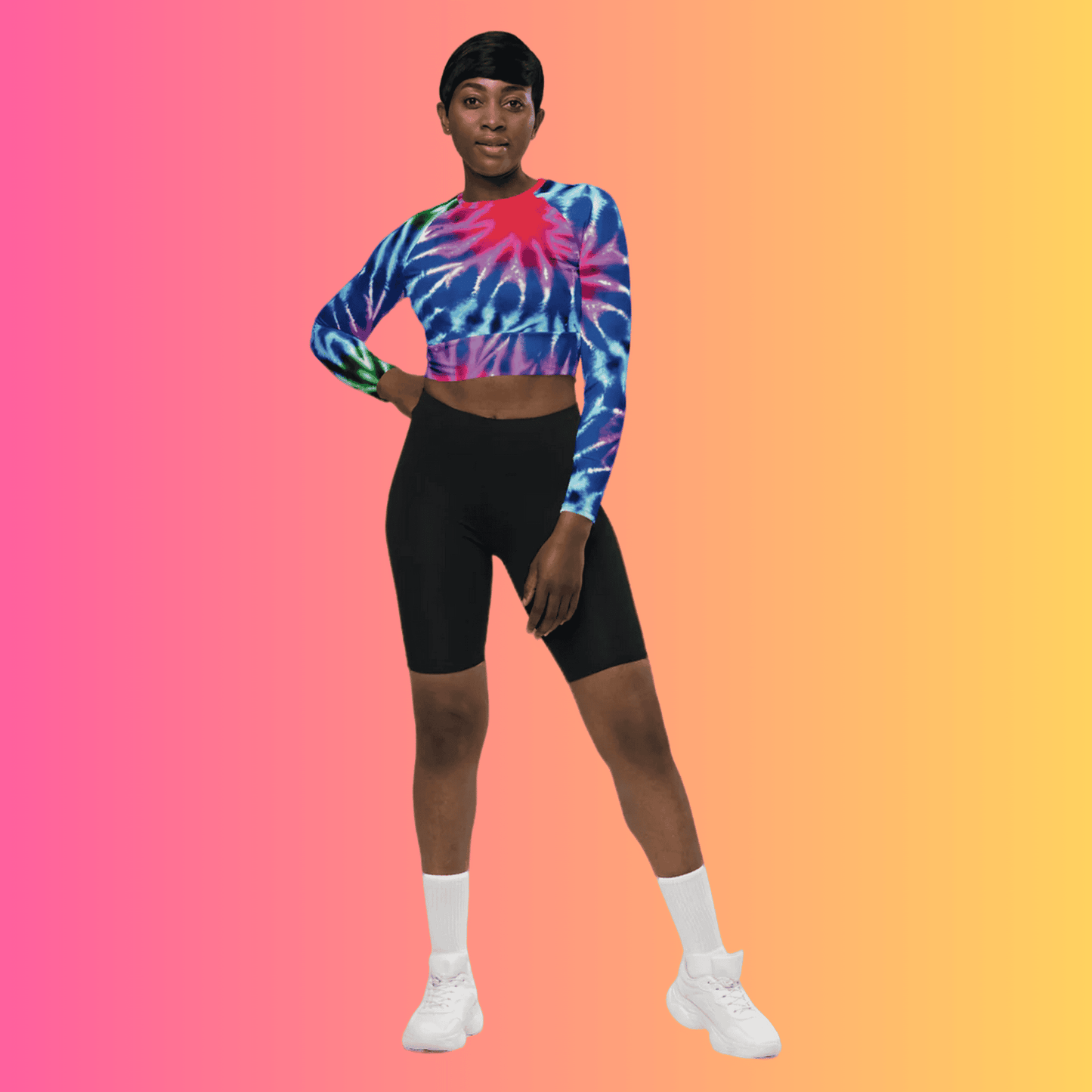 Eco-Friendly Tie-Dye Crop Top for Festival Vibes