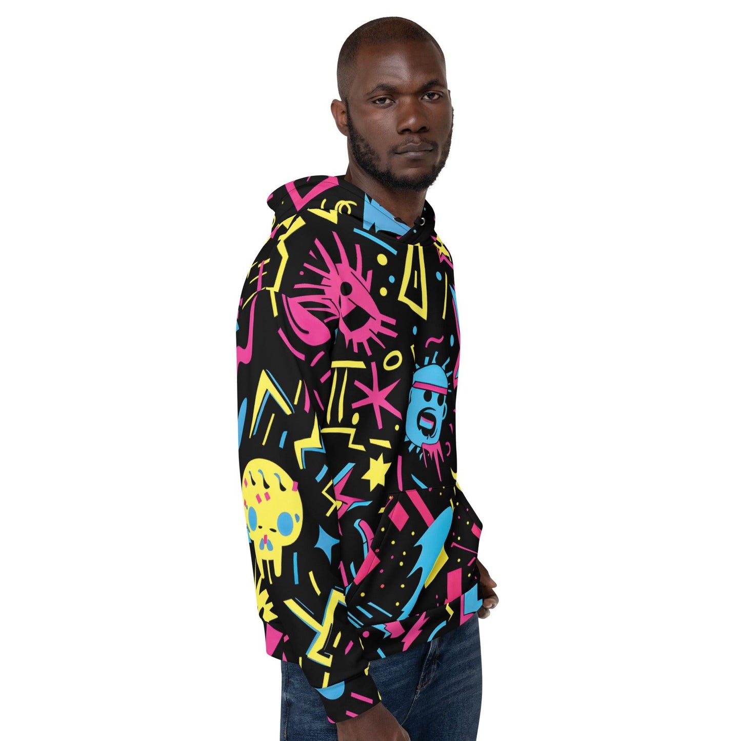 Neon Crazy Unisex Festival Hoodie