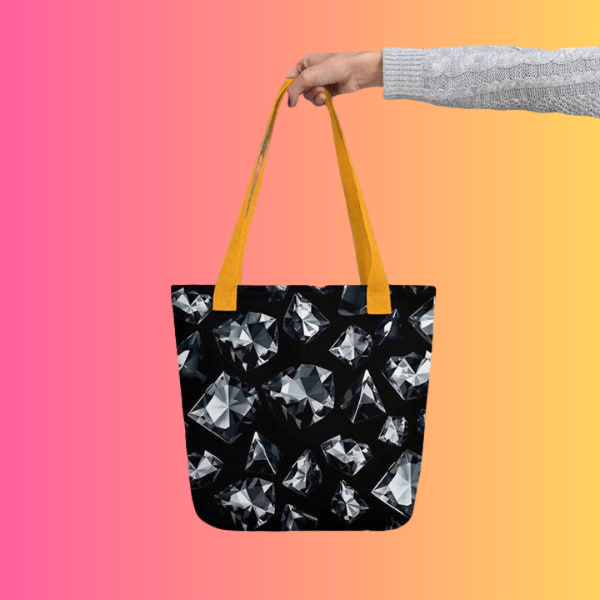 Diamond Tote Bag for Raves and Music Festivals