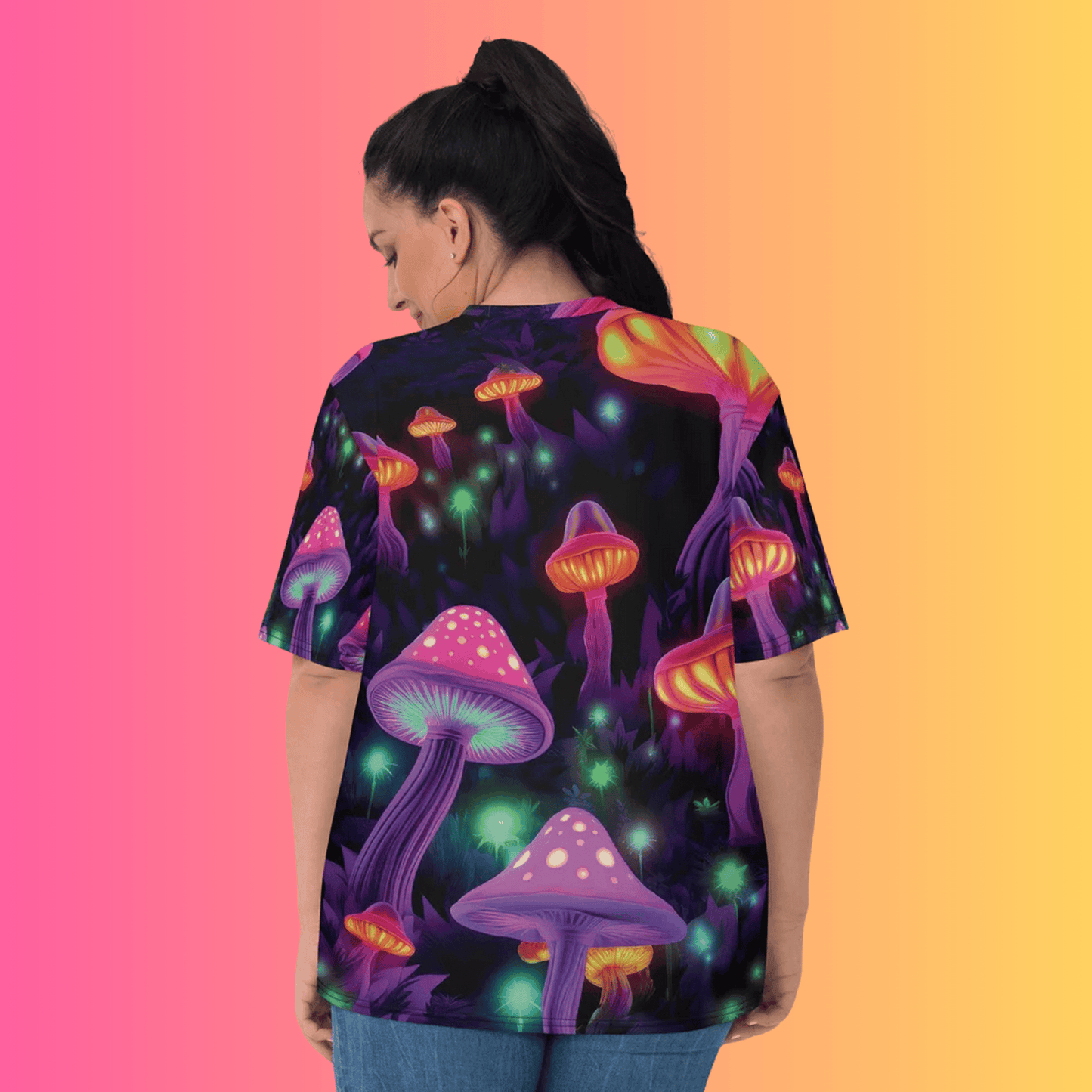 Bold Mushroom Festival T-Shirt for Women - Perfect for Raves