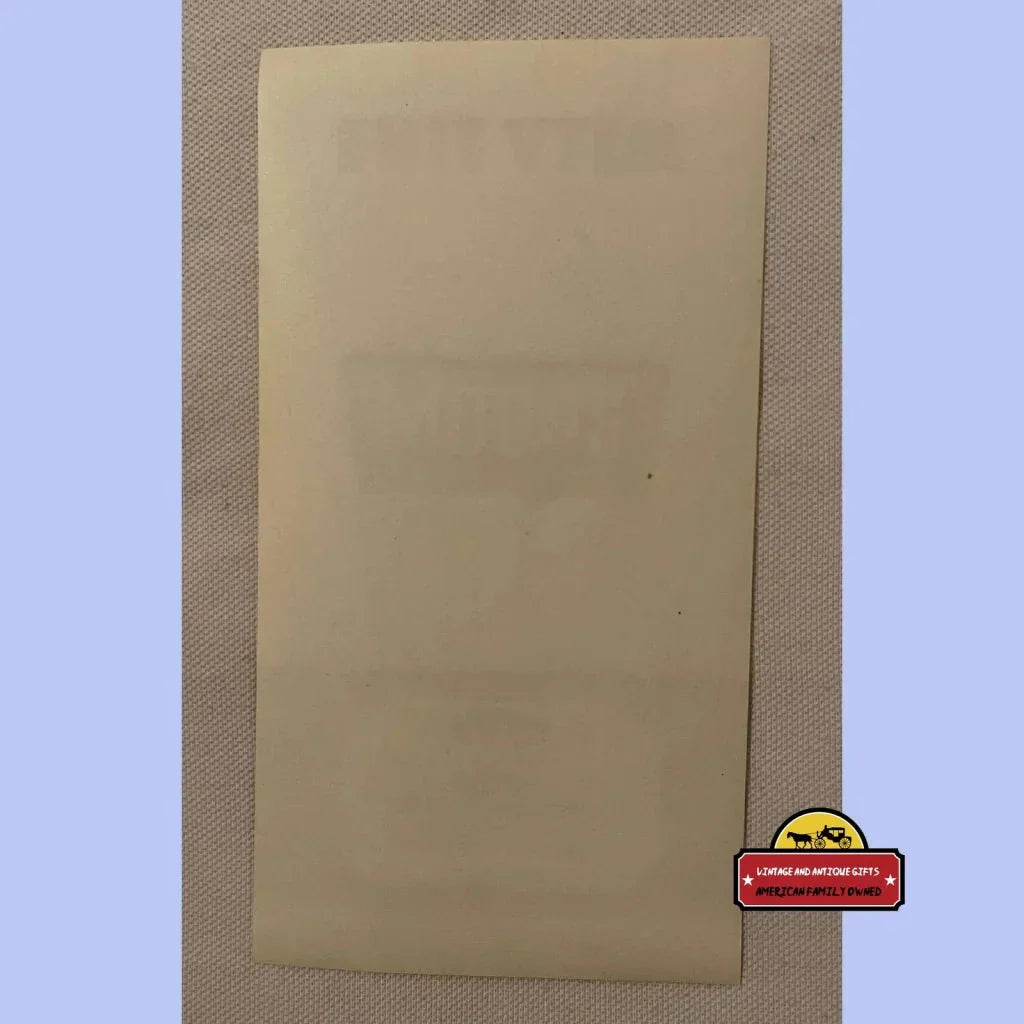 Rare Antique Vintage Broom Label Brings Nostalgic Charm Home