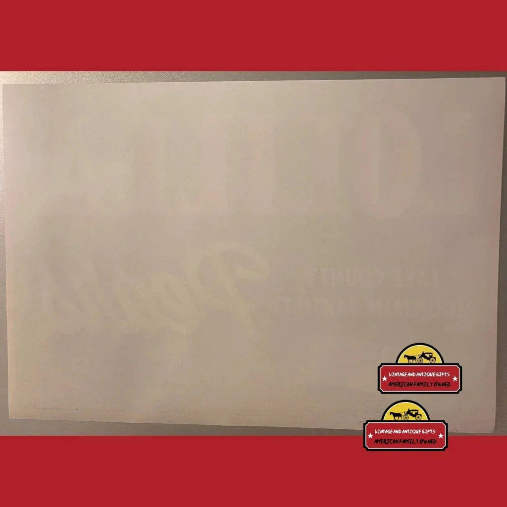 Rare Antique Vintage Lolilla Crate Label from 1950s California