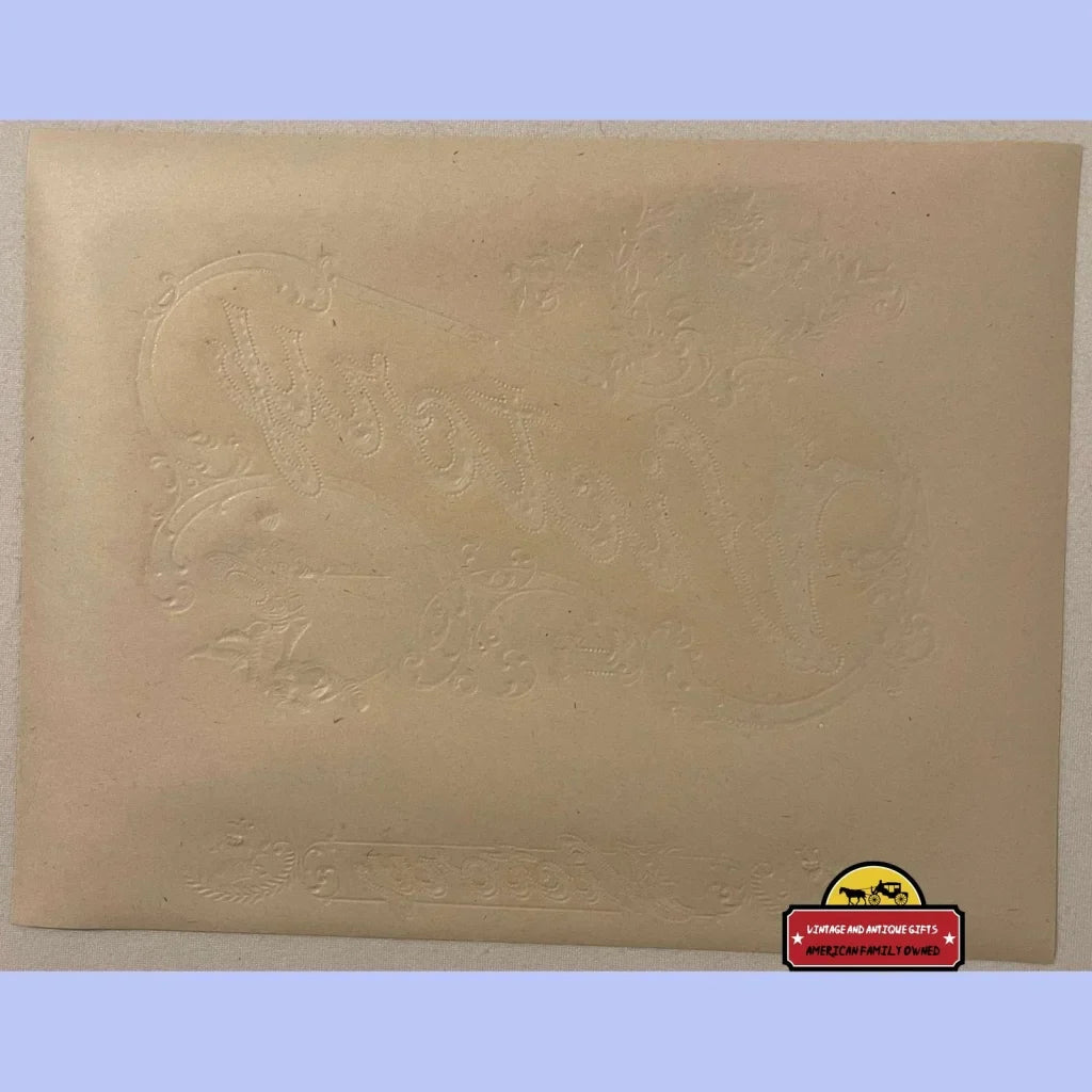 Rare Embossed Cigar Label Showcases Roman Gladiator Victory