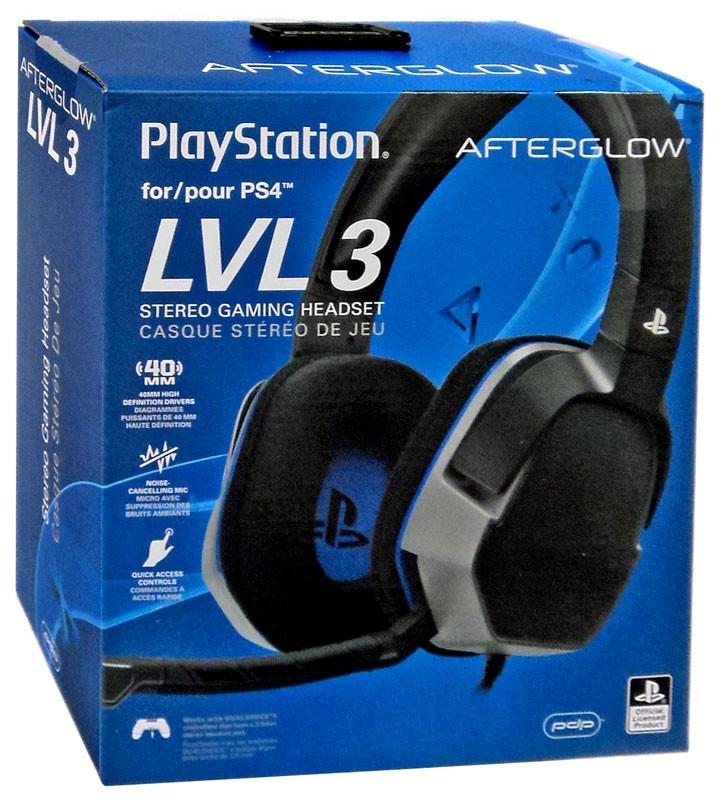 PDP Sony Afterglow LVL 3 Stereo Gaming Headset (Playstation 4)