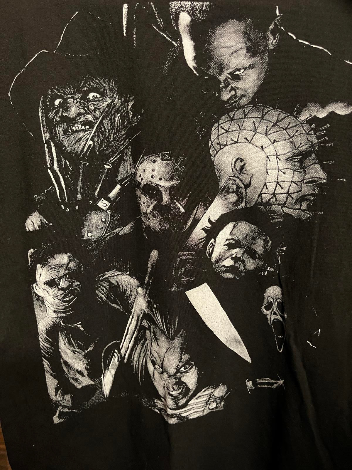 T-shirt Halloween Horror Movie Bad Guys Tee - S