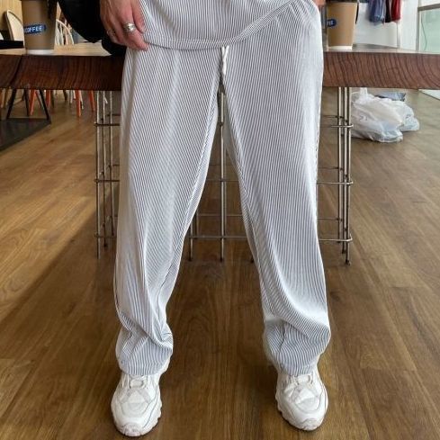 Drapey Short Sleeve Trousers Casual Two Piece Suit