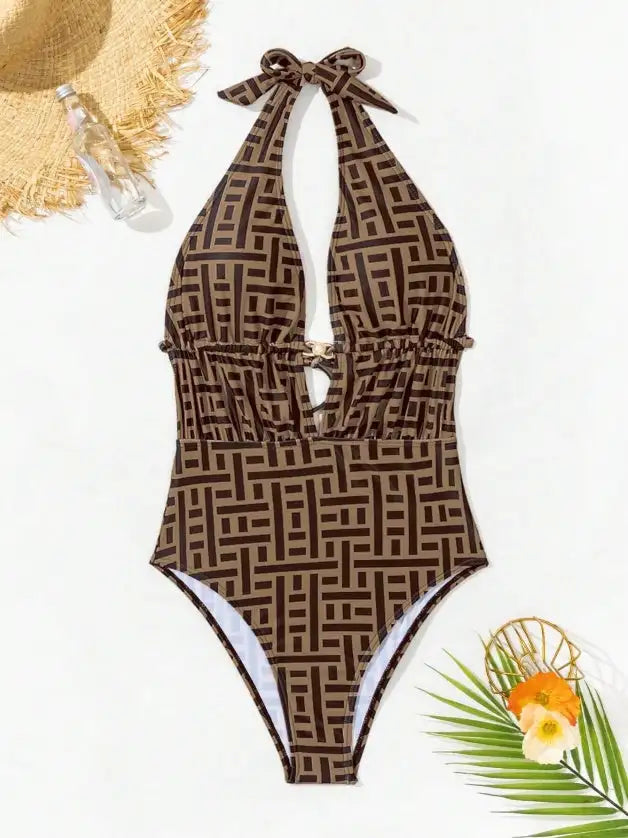 Women's Two-piece Casual Swimsuit P272 Decor