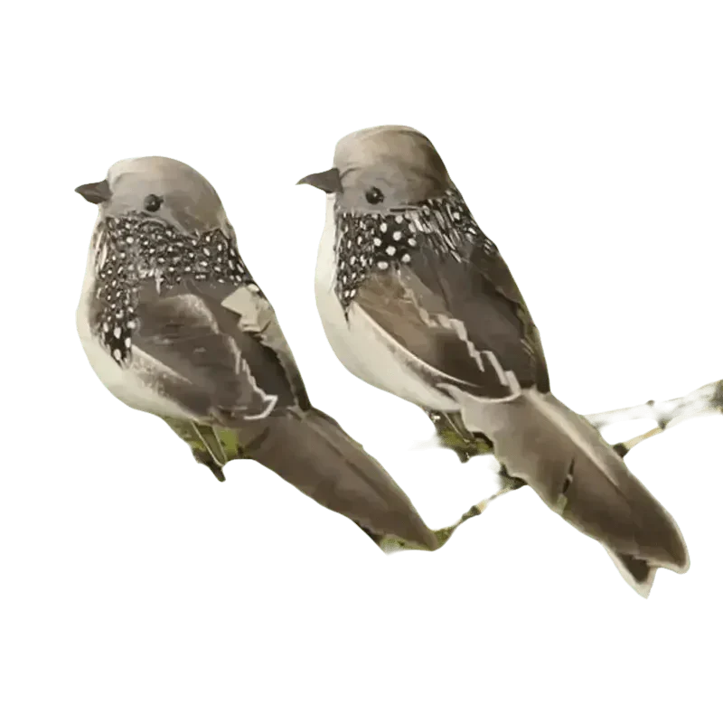 Blue Artificial Bird Flower Decorations