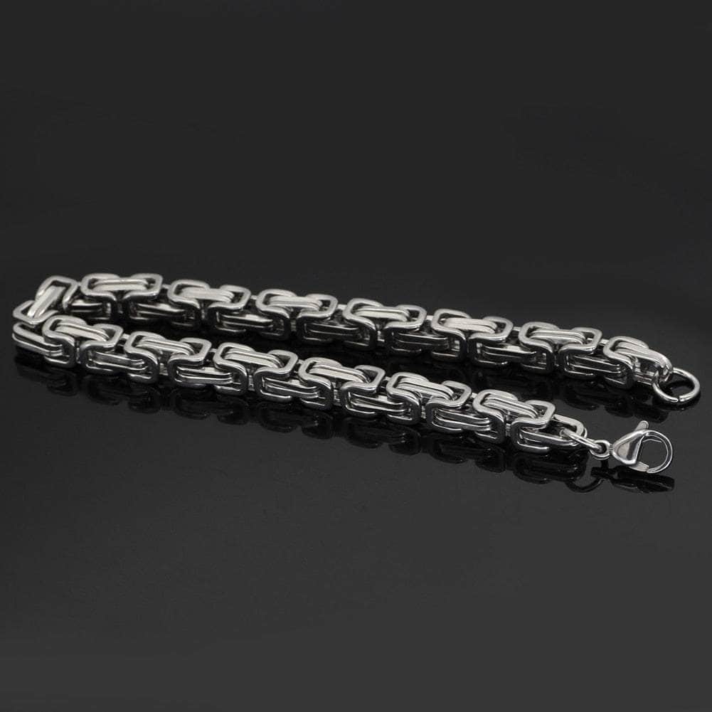 Vikings Stainless Steel Snake Chain Bracelet