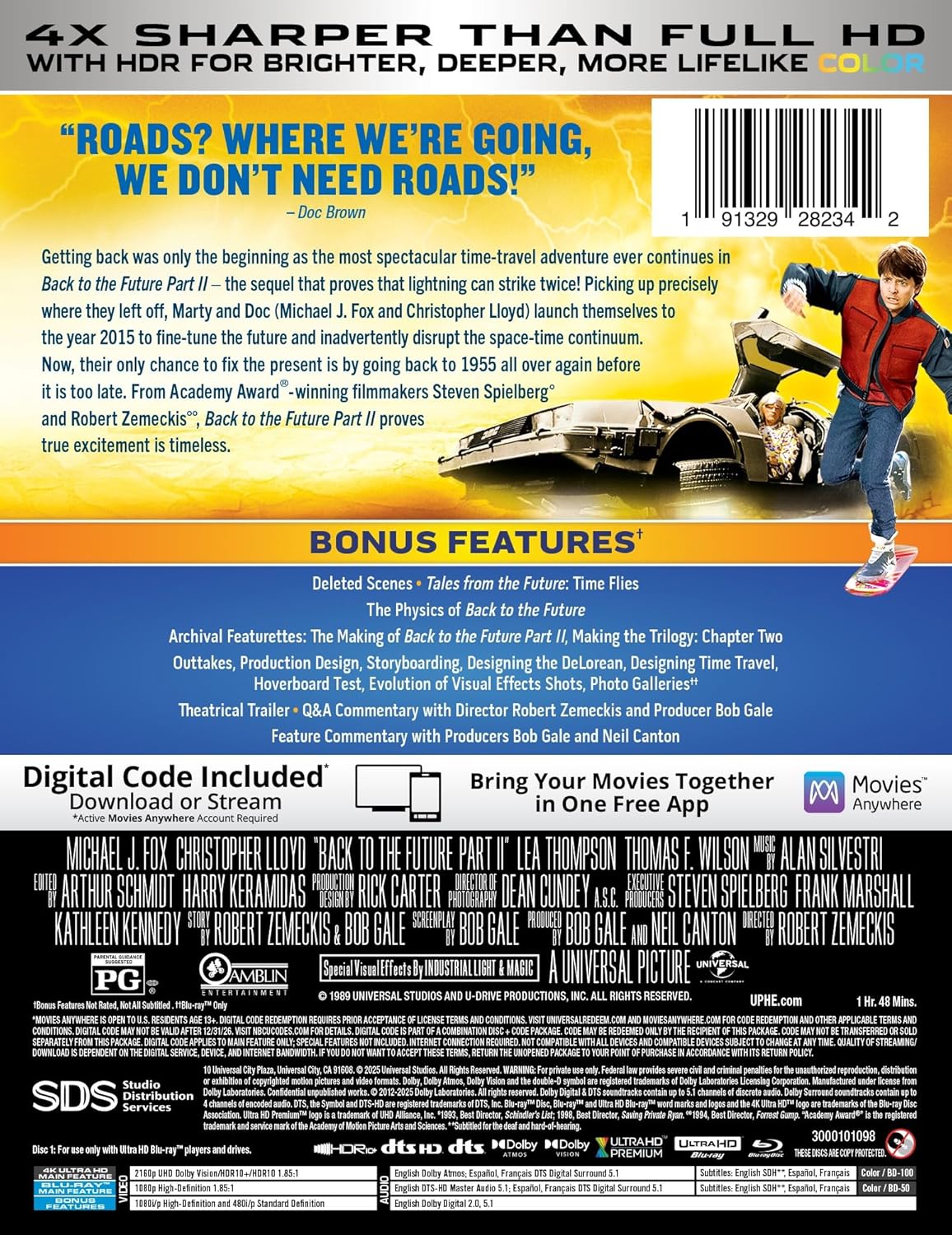 Back to the Future Part II - Limited Edition 40th Anniversary Steelbook (4K Ultra HD + Blu-ray + Digital)