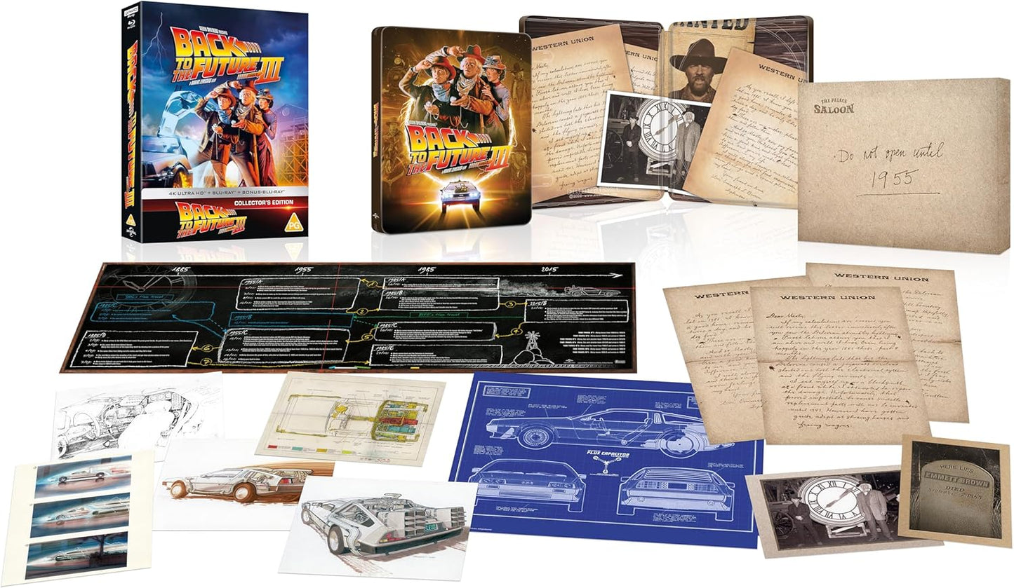 Back to the Future - Collector's Edition Complete Steelbook Collection (4K Ultra HD + Blu-ray)