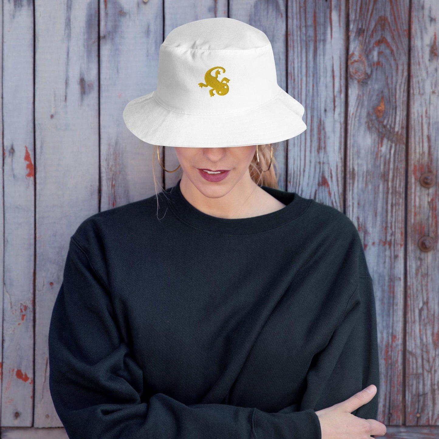 The Golden Lizard Bucket Hat - Lizard Vigilante