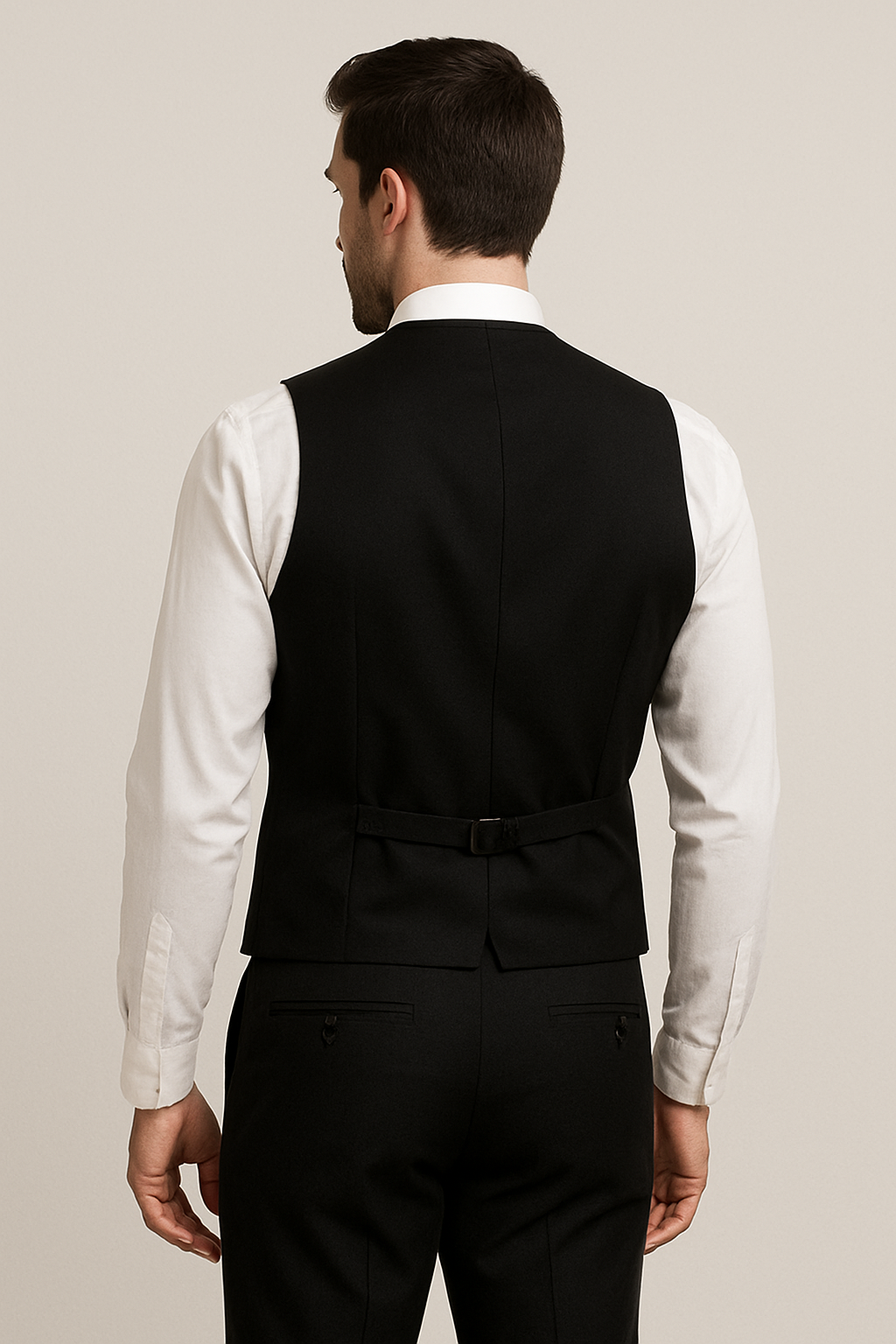 3 Piece TR Suit – Black