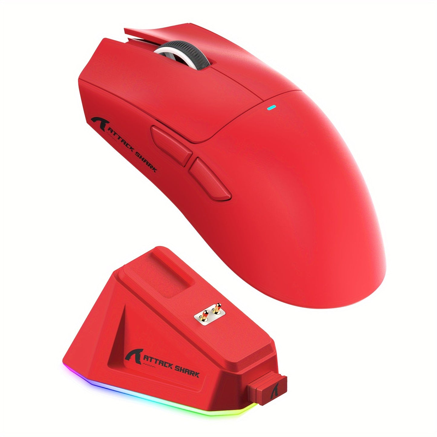 22K DPI X11 Pro Wireless Gaming Mouse - Tri-Mode Connectivity, RGB Charging Dock, PAW3311 Optical Sensor, HUYU Switch, 5 Programmable Buttons, Ergonomic Design for PC Gamers