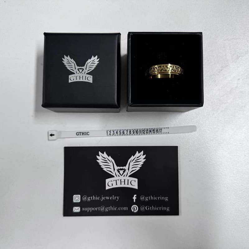 Celtic Knot Stainless Steel Spinner Ring