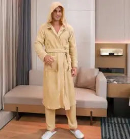 Men's Fibre Velvet Gown Set