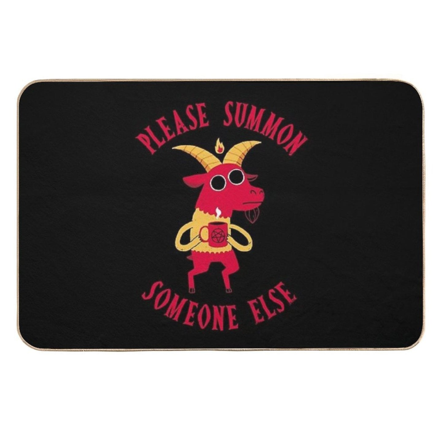 Summon Someone Else Pet-Safe Bath Mat