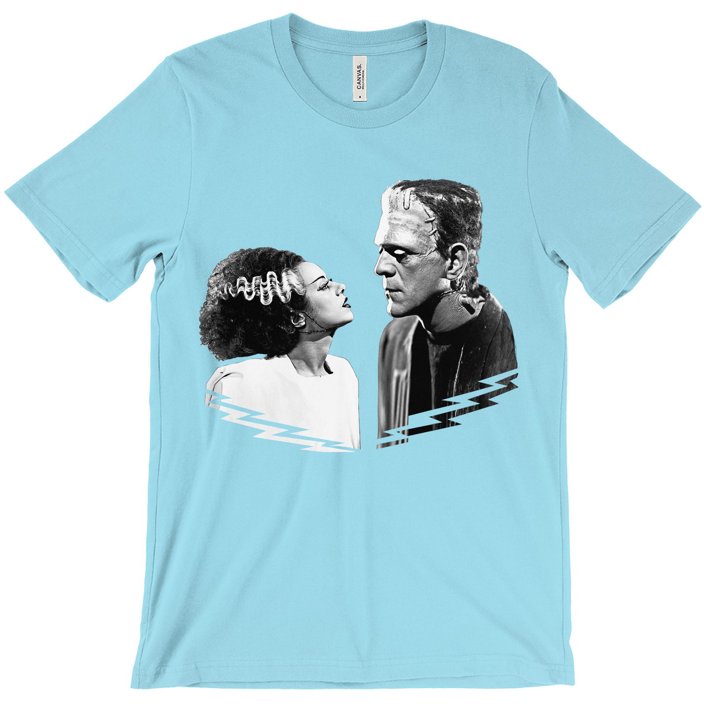 Frankenstein Couple - Classic Monster Tee