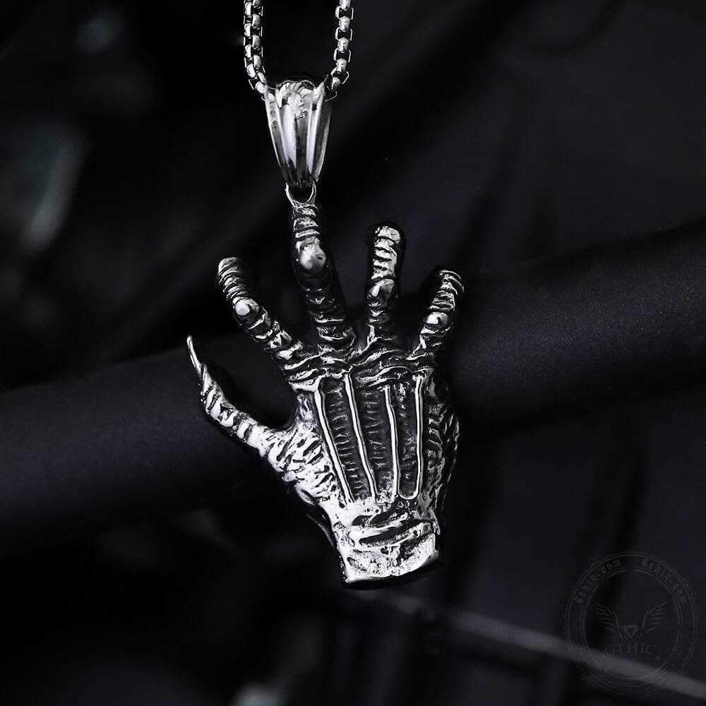 Dragon Claw Blue Evil Eye Pendant