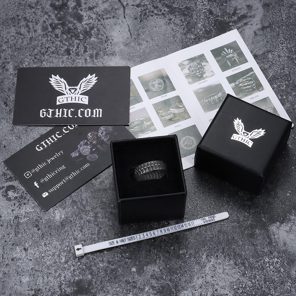 Dragon Spine Stainless Steel Ring