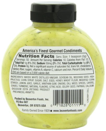 Inglehoffer Creamy Dill Mustard (6x9.75Oz)