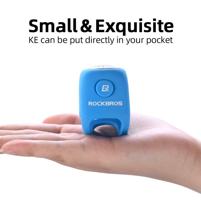 Electric Cycling Bell 90 dB Horn Rainproof Bicycle Handlebar Silica Gel Shell Ring Bike Bell Bicycle Accessories Electric Cycling Bells Water-Resistant Cycling Bells Horn Loud Bicycle Horns Bicycle Accessories