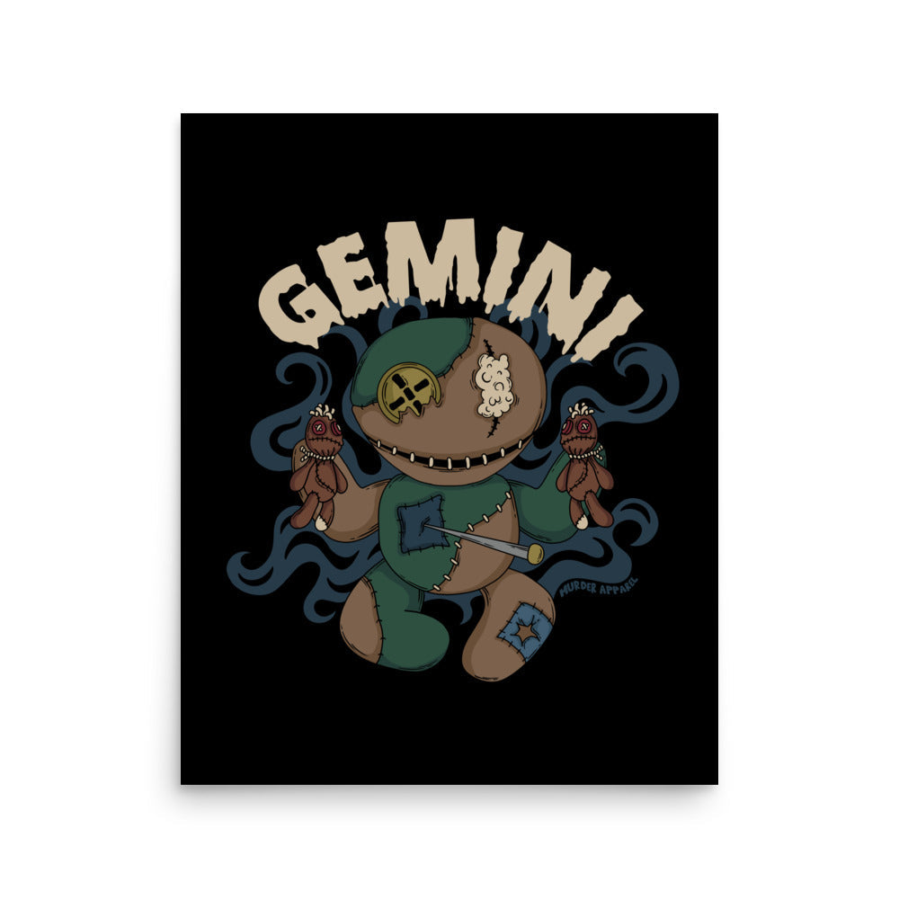 Gemini Voodoo Doll Poster