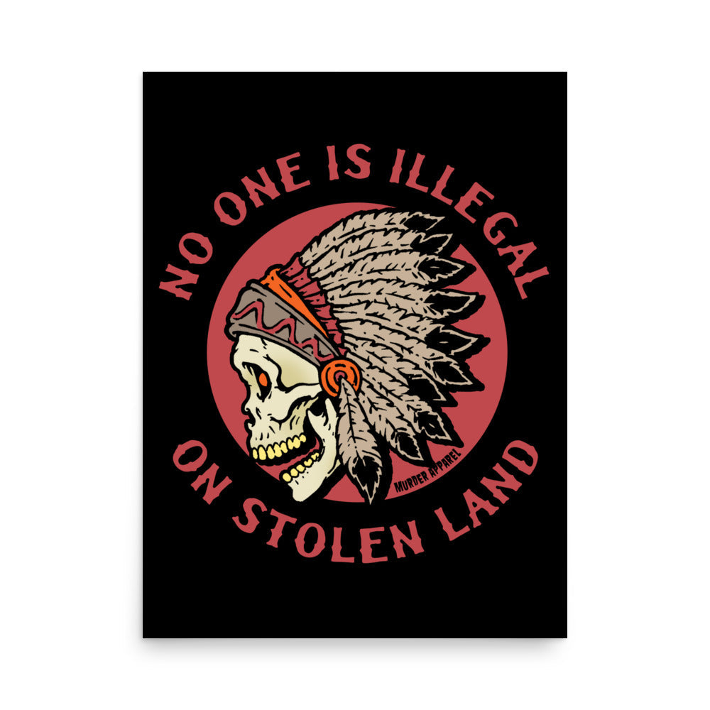 No One Is Illegal Poster