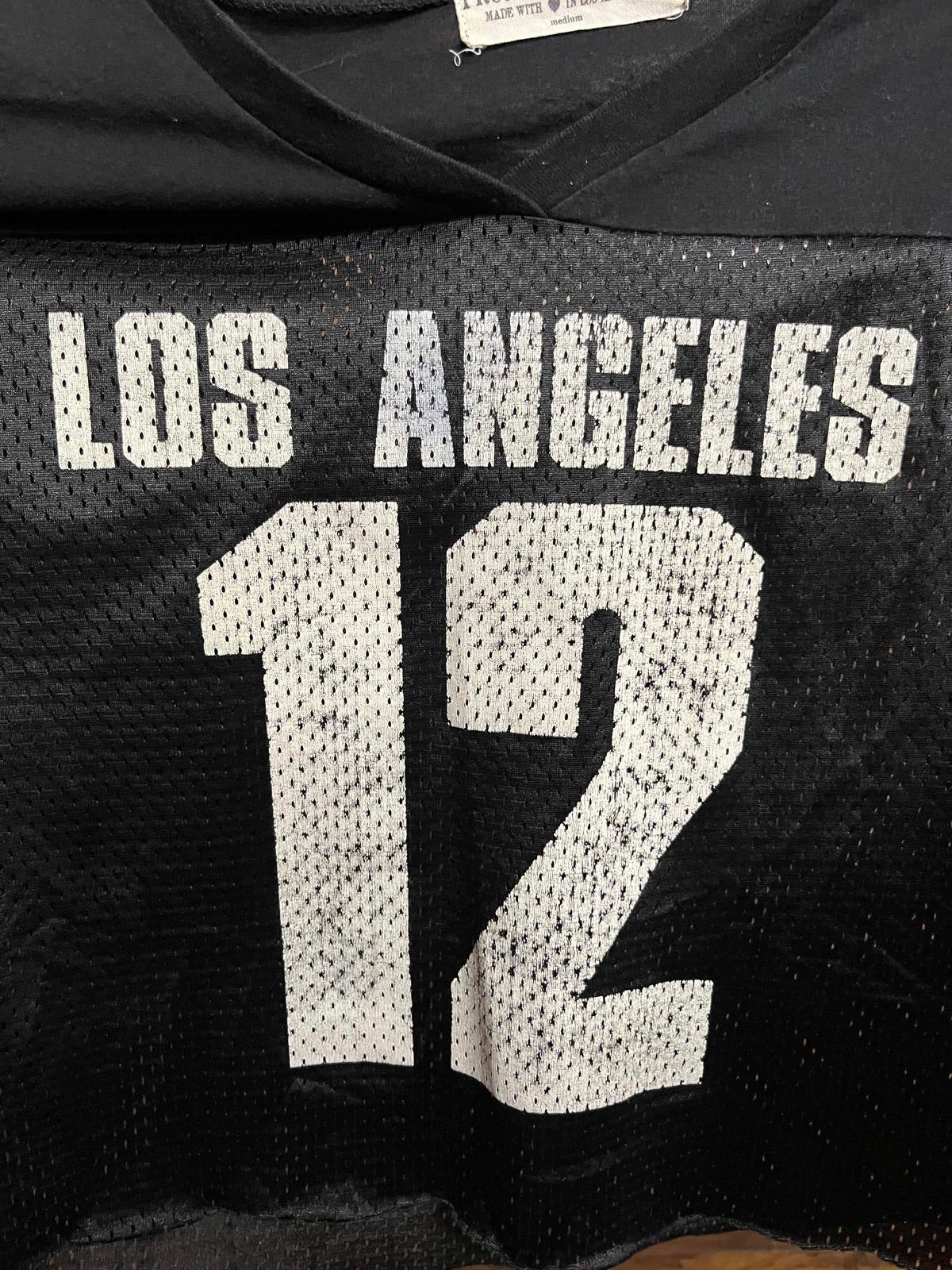 Los Angeles Football Jersey #12 Woman's Project Social T -M