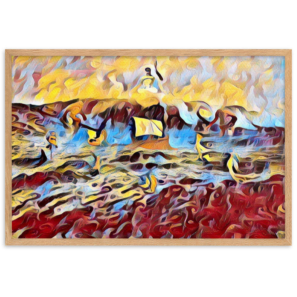 AS YOU SET OUT FOR ITHACA Premium Framed Poster