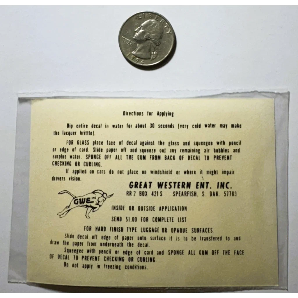 Groovy 1960s Birds and Bees Sex Relieves Tension Decal