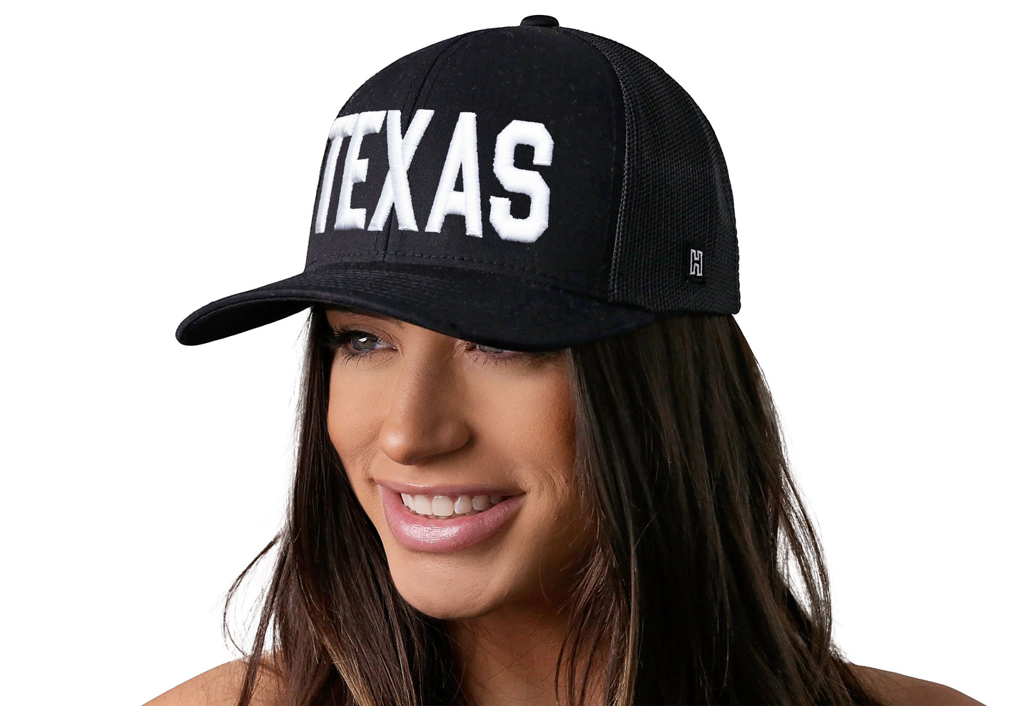 Texas Trucker Hat | Black TEXAS Snapback