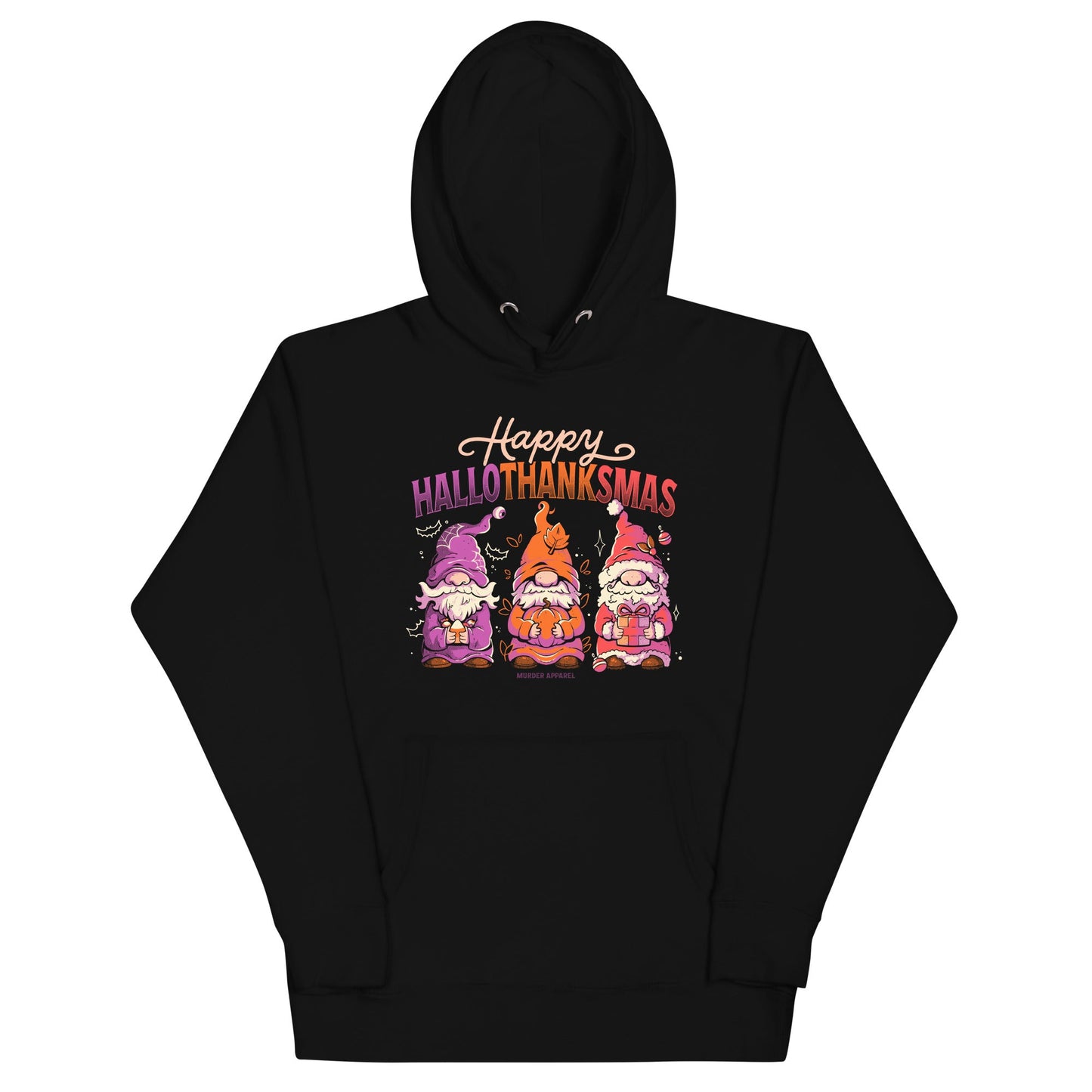 Hallothanksmas Gnome Hoodie