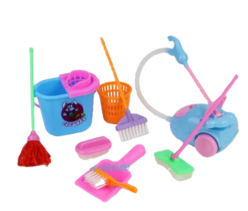 Children's Mini House Cleaning Tool Set Puzzle Toys