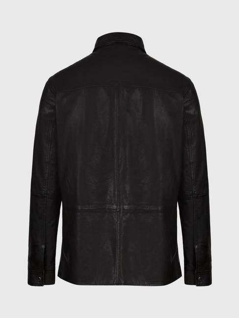 Handmade Lionelo leather shirt jacket