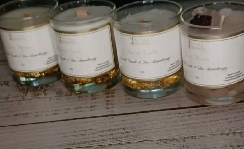 Lux Scented Gold Flakes handmade Candle