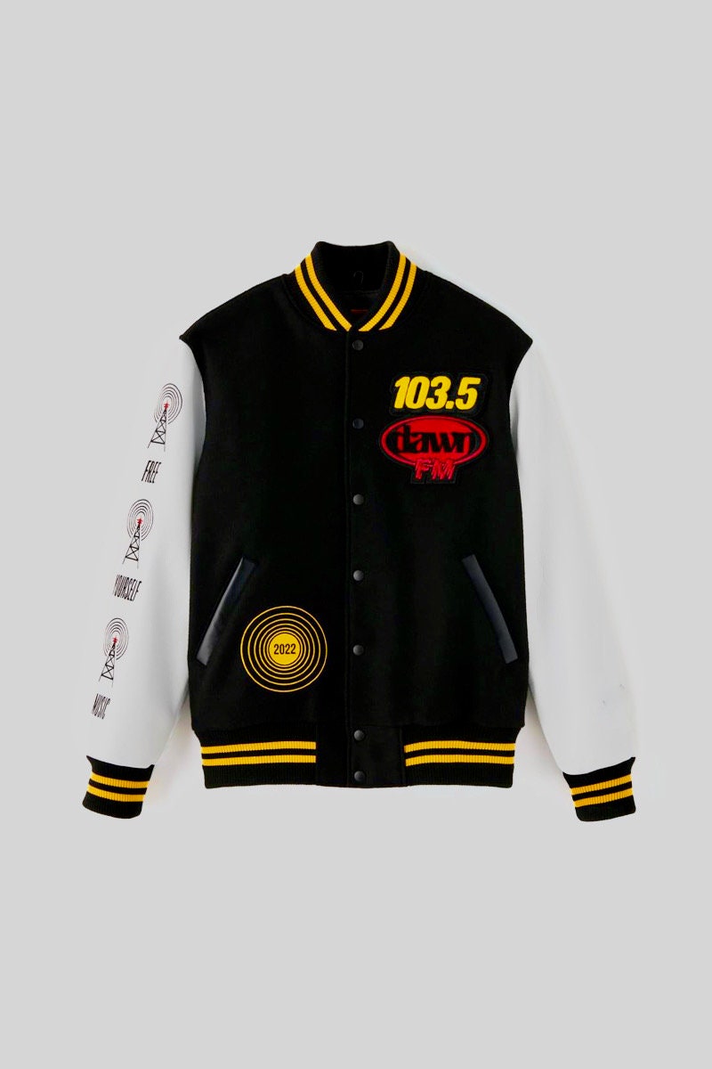 Handmade Weeknd XO Varsity Dawn FM 103 Album Jacket Handmade Cosplay