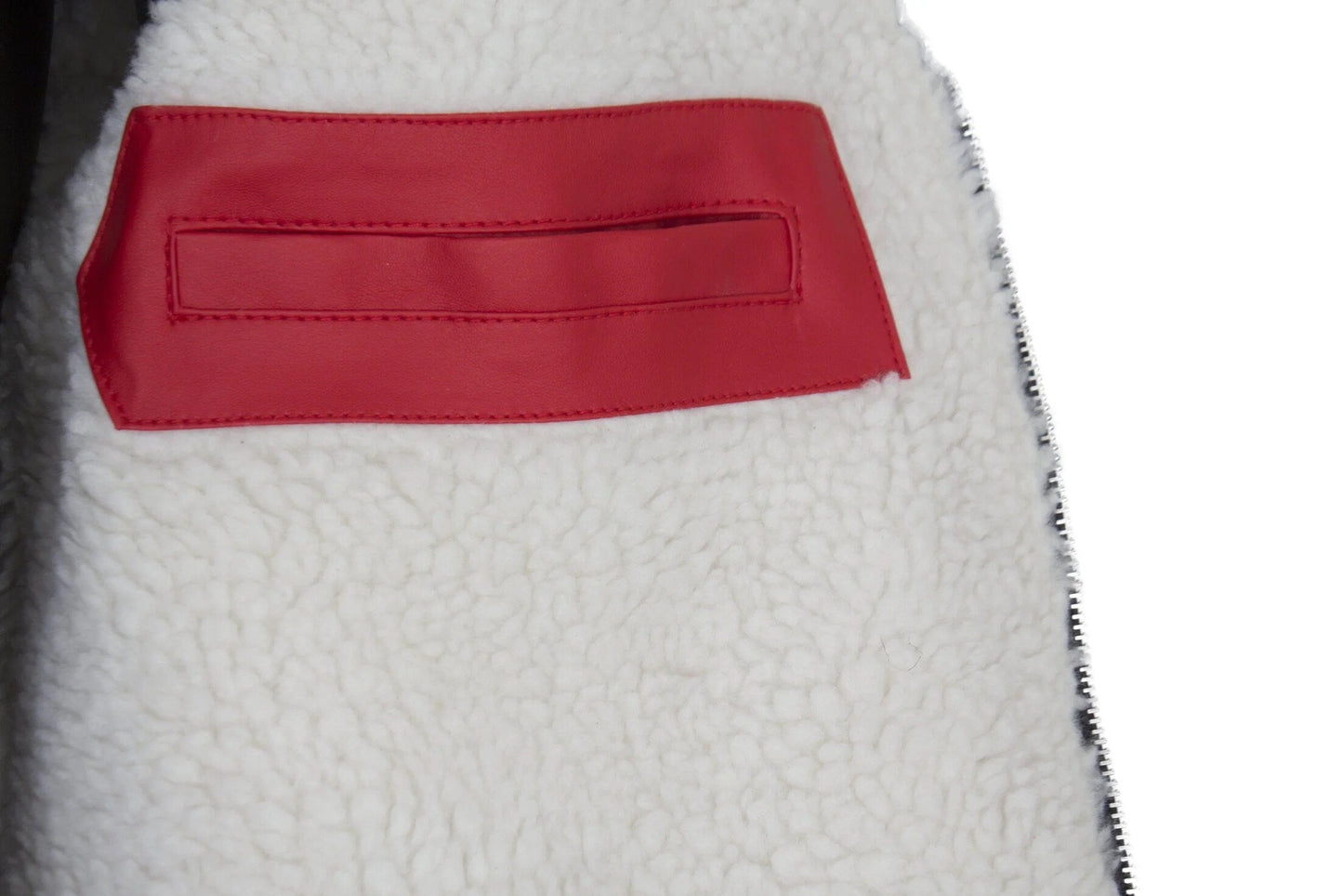 Handmade Santa Claus Leather Jacket Christmas Jacket Cosplay Coat