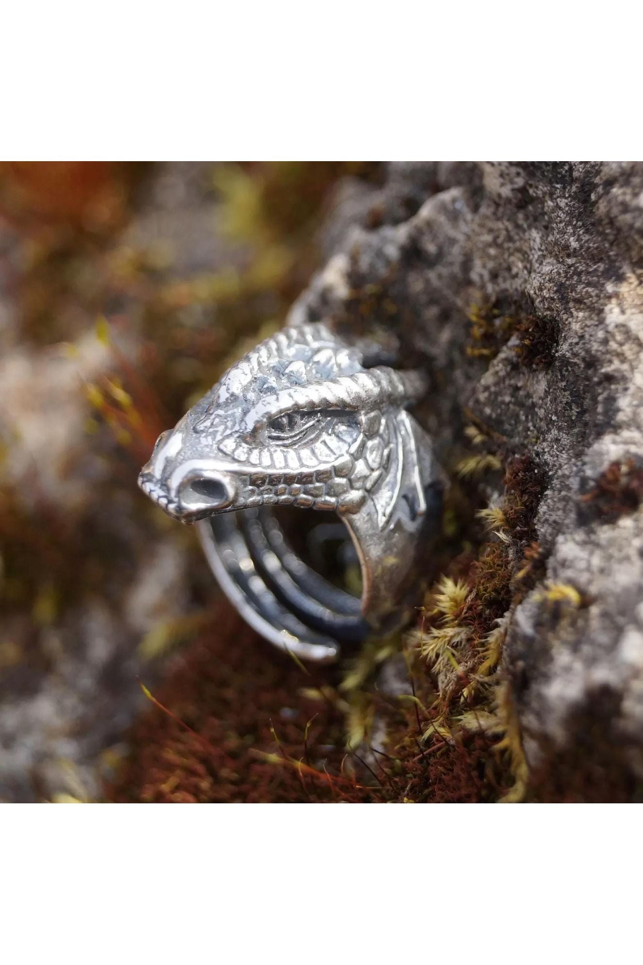 Silver Dragon Ring