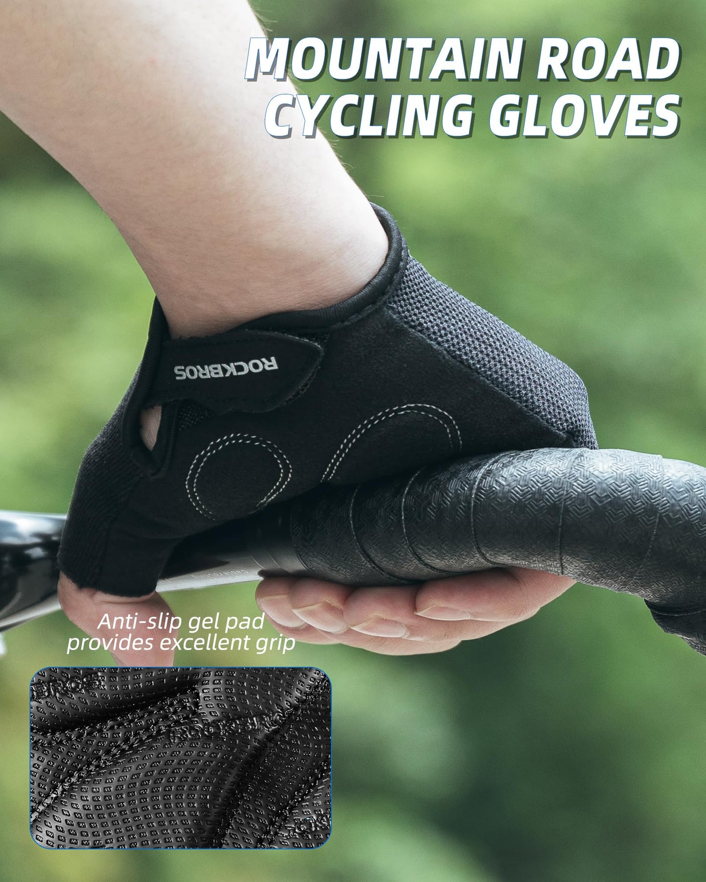 Cycling Gloves for Men Women - Breathable Bike Gloves