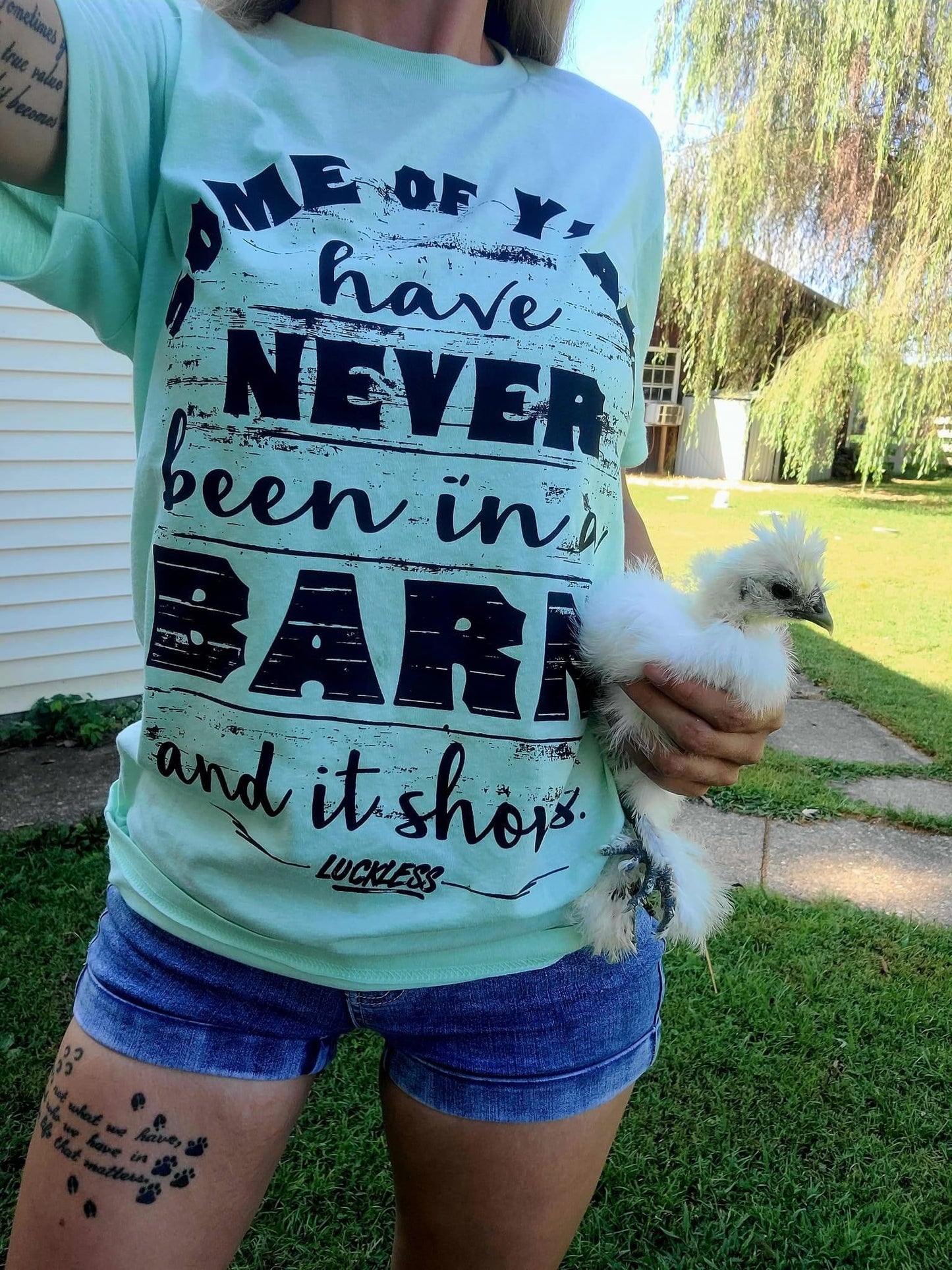 Never Been in a Barn Tee