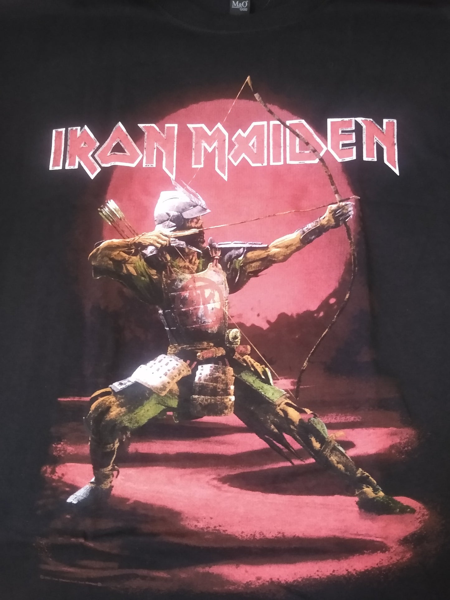 IRON MAIDEN-Senjutsu 2-Sided Archer Men's T-Shirt ~Never Worn~ M