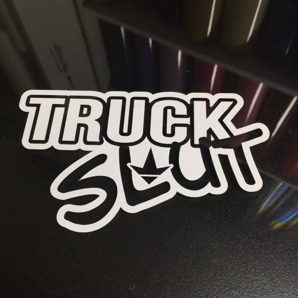 Truck SL*T Vinyl Decal