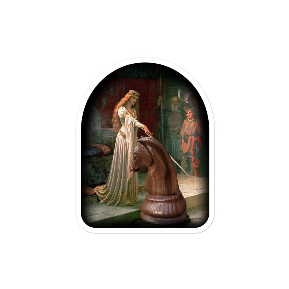 The Accolade - Chess Knight Sticker