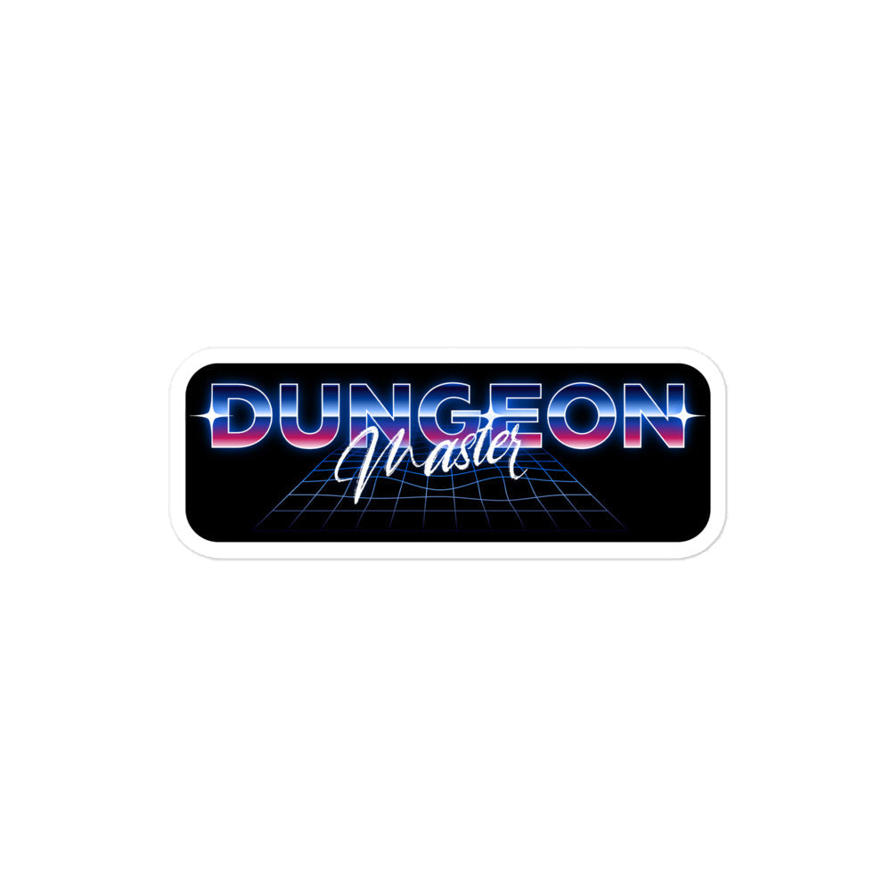 Retrowave - Dungeon Master Sticker