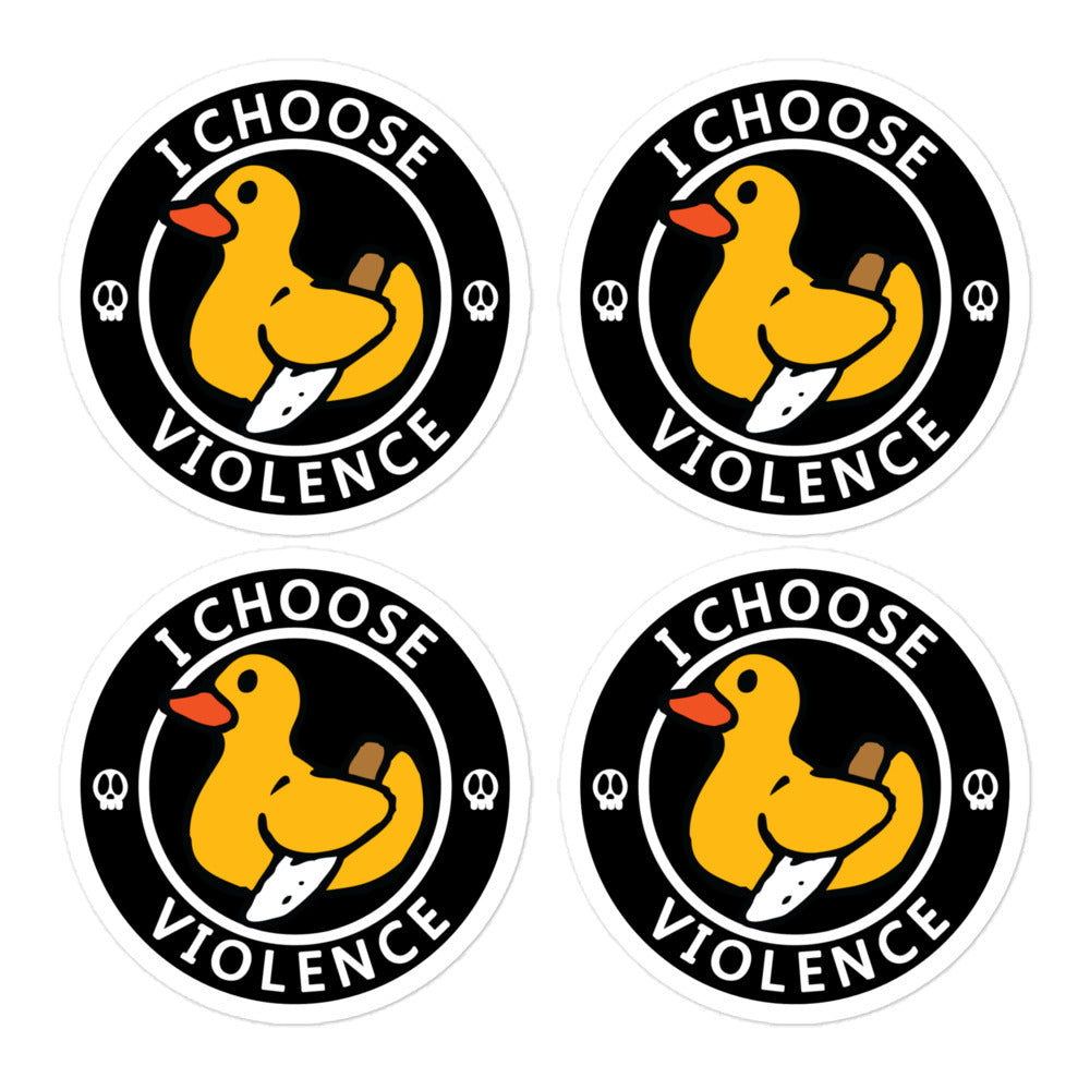 I Choose Violence Sticker Sheet