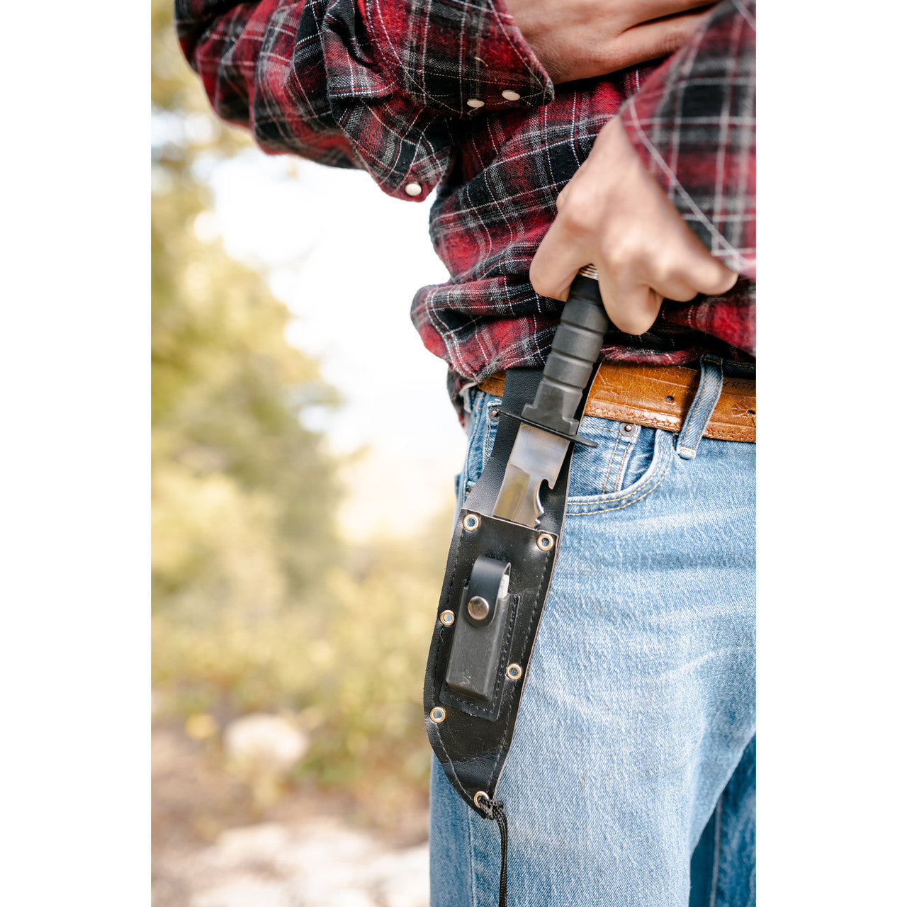 Survival Knife Set | Fixed Blade Knife with Compass, Sheath & Mini Survival Kit