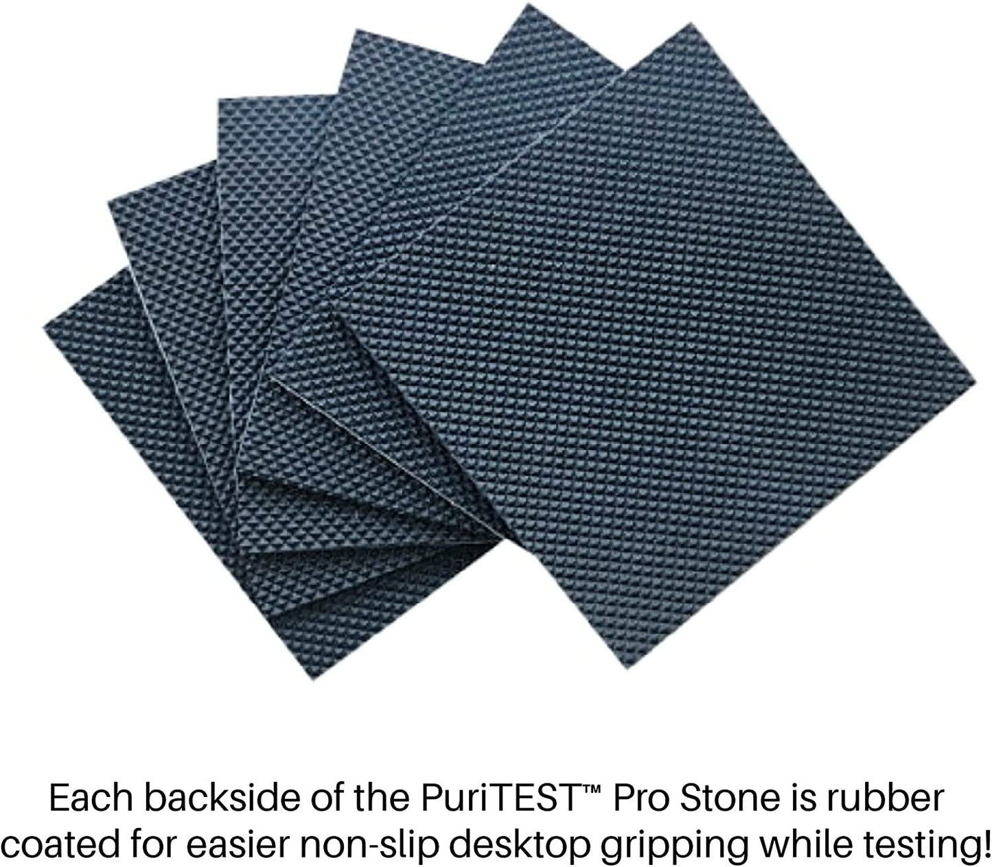 PuriTEST Premium 2x2 White PRO Touch Testing Stone for Gold, Silver & Platinum Jewelry Testing