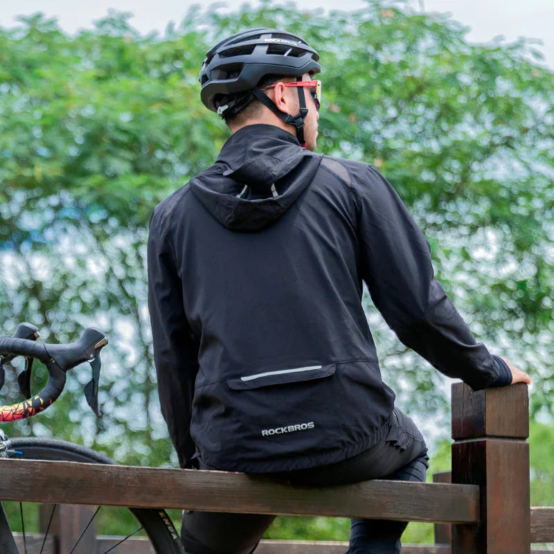 ROCKBROS Men's Softshell Jacket & Pants Breathable Cycling Suit